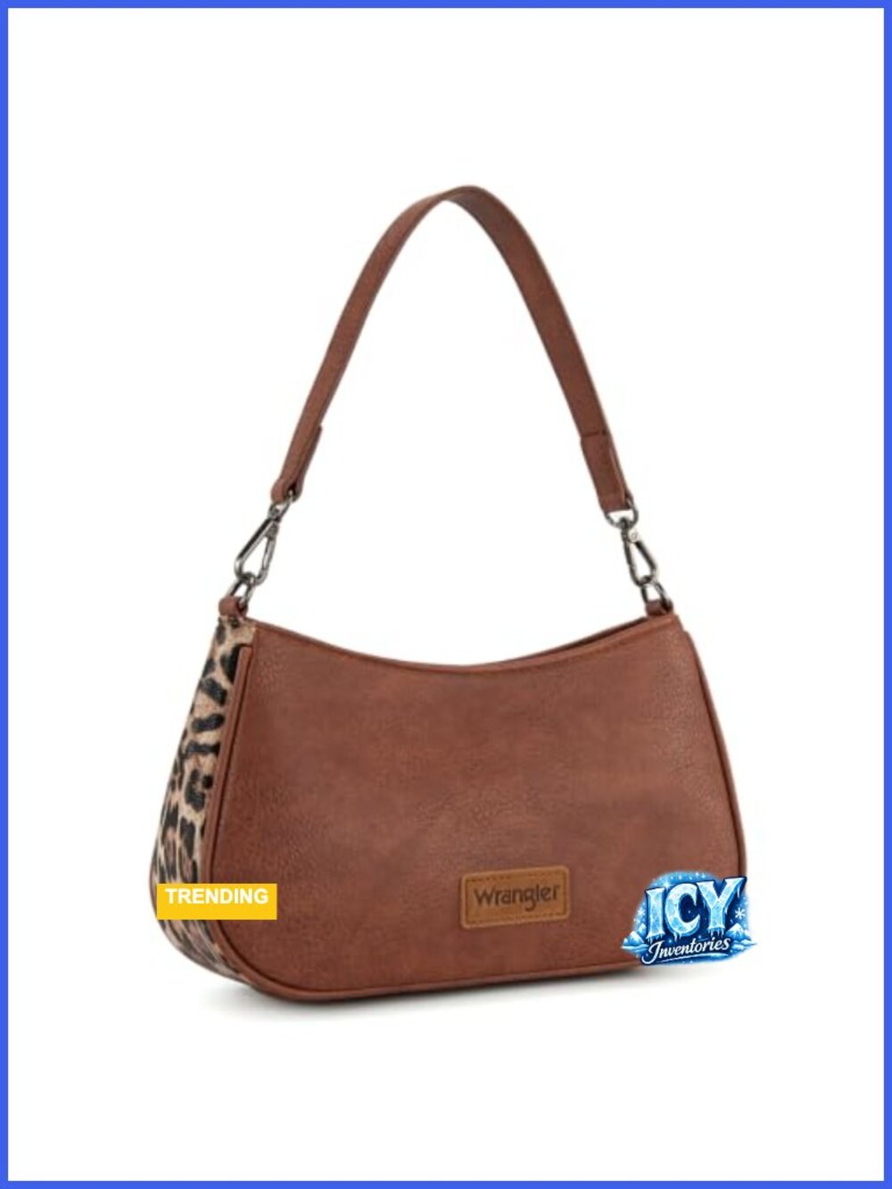 Western Hobo Shoulder Bag Faux Leather Crossbody Purse Aztec Print with Pockets